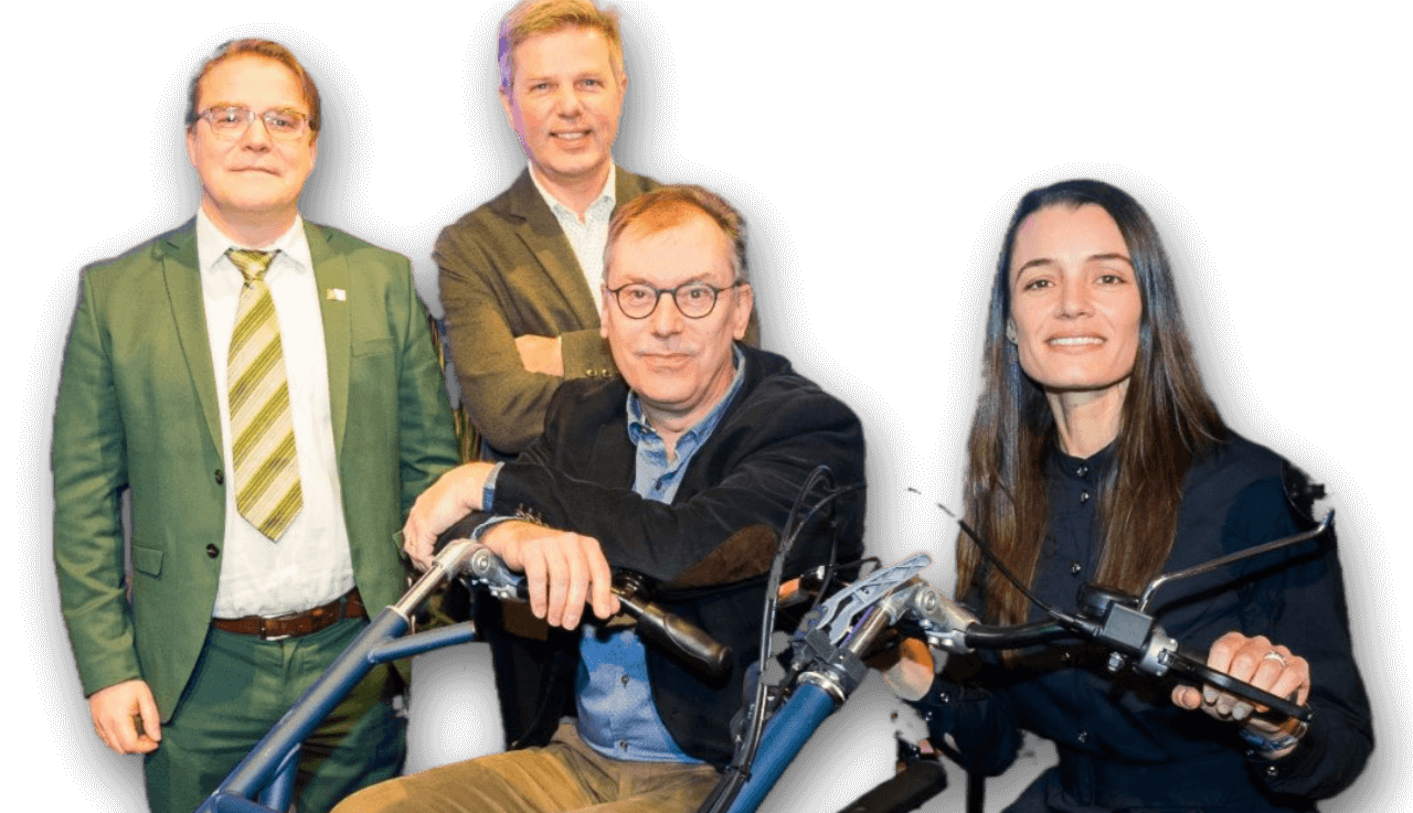 Initiatiefnemers leerstoel fiets